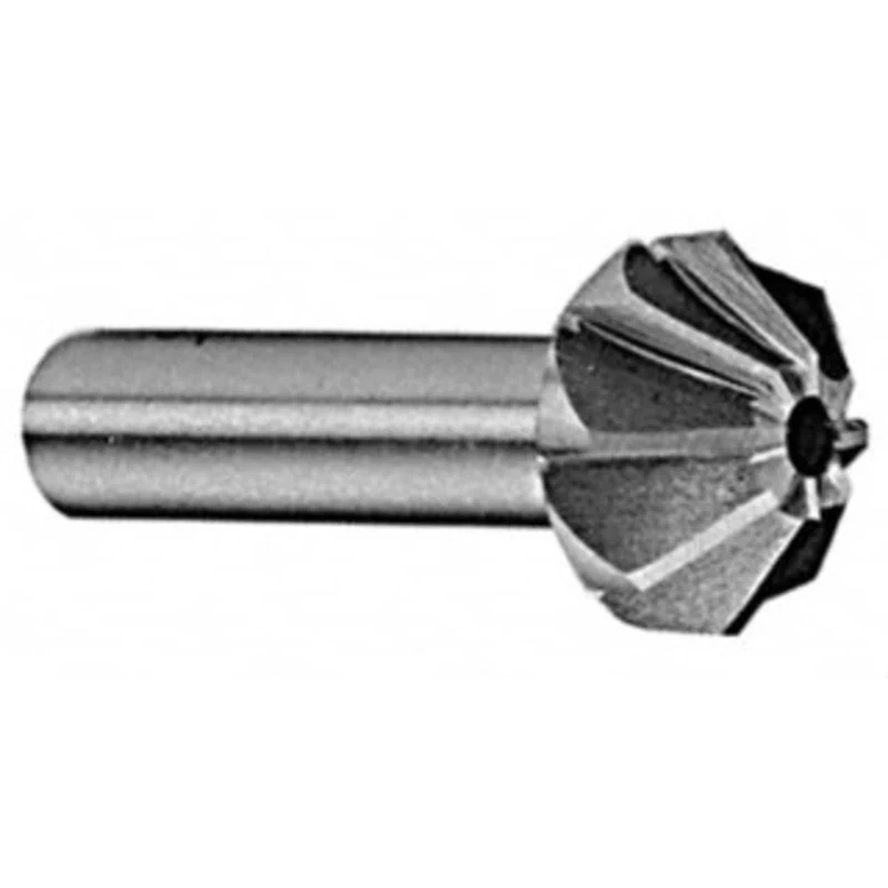 Made in USA 1-1/4 Large x 1/2 Small Diam, 25/32 Width of Cut, 60 Included Angle, 10 Teeth, High Speed Steel Face Angl...